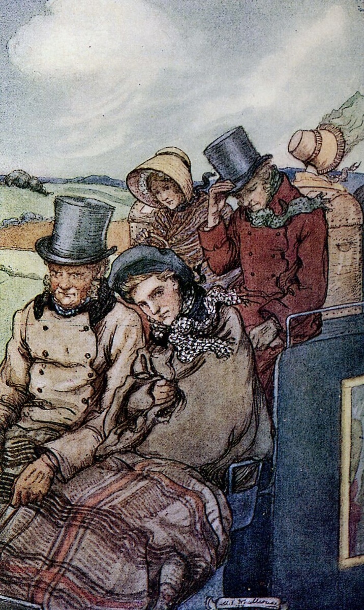 i climbed the mail-coach to return to my home